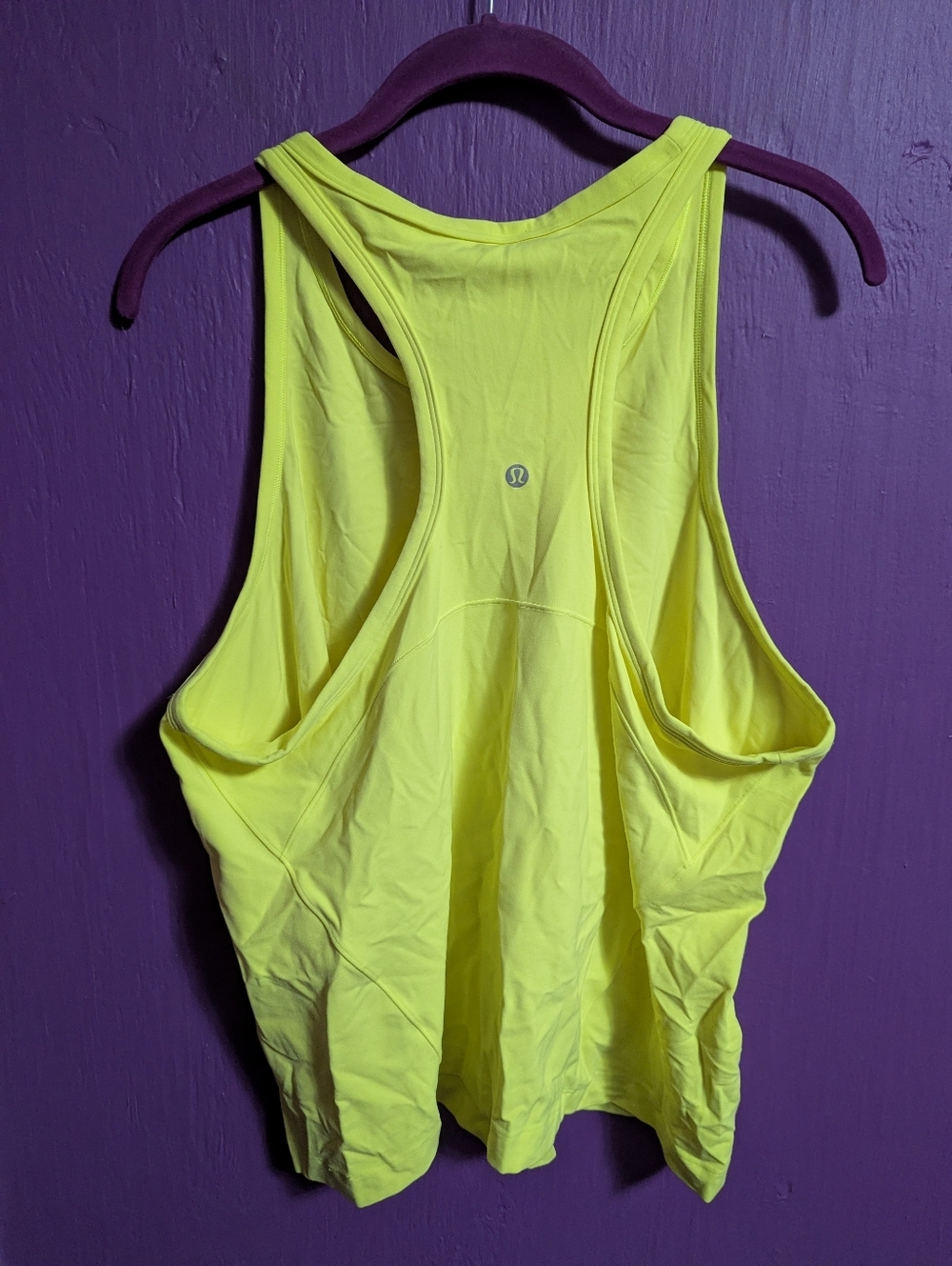 Lululemon Align Waist-Length Racerback Tank Top Electric Lemon 2X 20 - Picture 5 of 5
